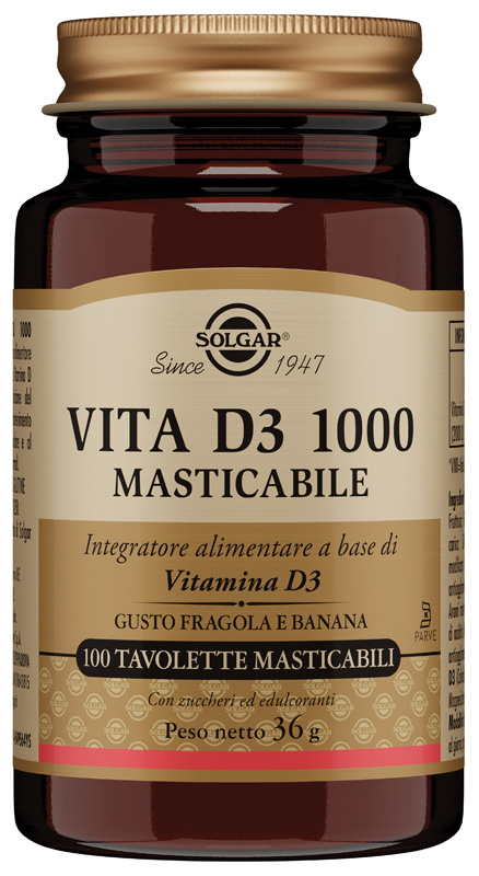 VITA D3 1000 100 TAVOLETTE MASTICABILI - farmasconti.eu