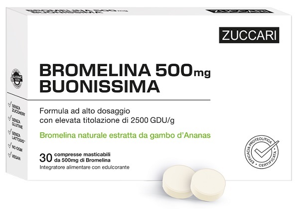 BROMELINA 500 BUONISSIMA 30 COMPRESSE - farmasconti.eu