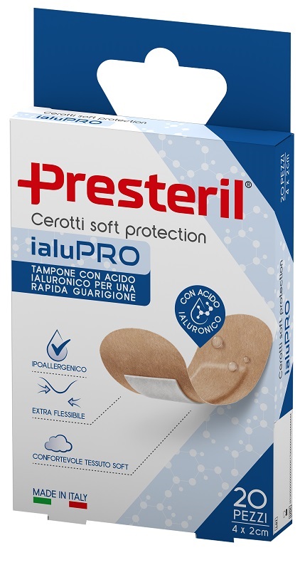 CEROTTO PRESTERIL IALUPRO FORMATO PICCOLO 4X2 CM 20 PEZZI - farmasconti.eu
