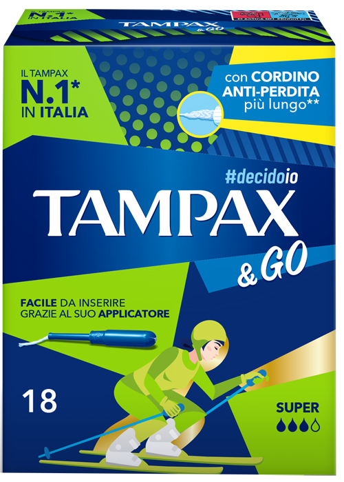 TAMPAX &GO SUPER 18 PEZZI - farmasconti.eu