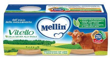 MELLIN OMOGENEIZZATO VITELLO 2 X 120 G - farmasconti.eu