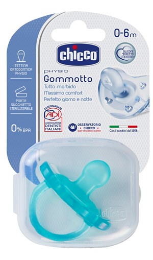 CHICCO GOMMOTTO IN SILICONE BOY 0-6 MESI 1 PEZZO - farmasconti.eu