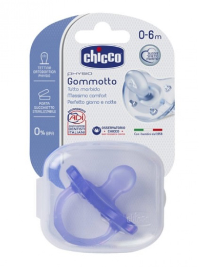 CHICCO GOMMOTTO IN SILICONE COLOR 0-6 MESI 1 PEZZO - farmasconti.eu