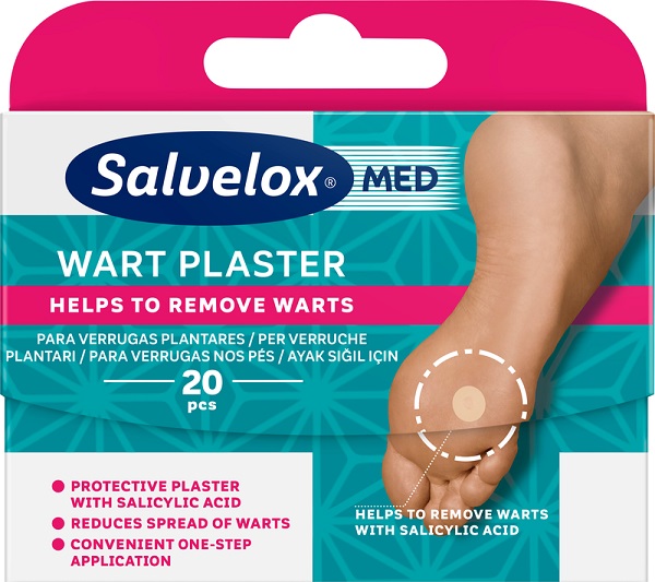 CEROTTO VESCICHE PLANTARI SALVELOX MED WART PLASTER 20 PEZZI - farmasconti.eu