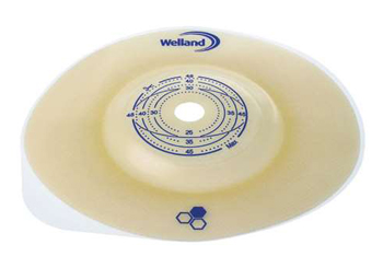 PLACCA PER COLOSTOMIA CONVESSA AURUM2 DIAMETRO 25 MM FLANGIA 55 MM 5 PEZZI - farmasconti.eu