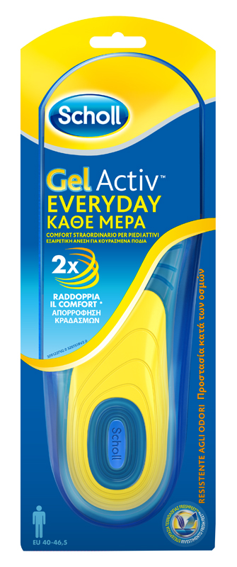 SCHOLL GEL ACTIV EVERYDAY UOMO - farmasconti.eu
