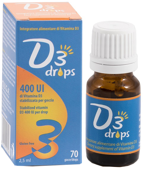 D3 DROPS 400 UI FLACONCINO 2,5 ML - farmasconti.eu