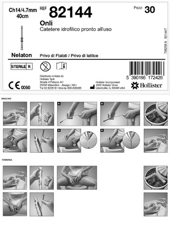 CATETERE IDROFILICO ONLI PRONTO ALL'USO 40 CM CH 14 30 PEZZI - farmasconti.eu