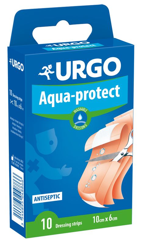 CEROTTO LAVABILE DA TAGLIARE URGO AQUA PROTECT 10 X 6 CM 10 PEZZI - farmasconti.eu