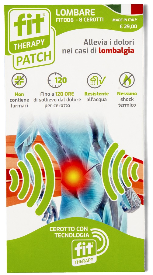 CEROTTO FIT THERAPY LOMBARE 8 PEZZI - farmasconti.eu