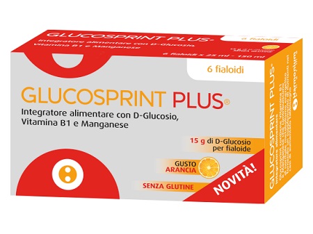 GLUCOSPRINT PLUS ARANCIA 6 FIALOIDI DA 25 ML - farmasconti.eu
