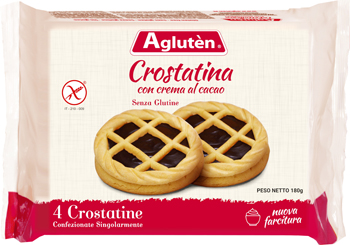 AGLUTEN CROSTATINA CON CREMA DI CACAO 180 G - farmasconti.eu