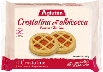 AGLUTEN CROSTATINA ALL'ALBICOCCA 180 G - farmasconti.eu