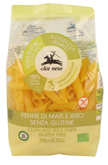 PENNE MAIS E RISO BIO 250 G - farmasconti.eu
