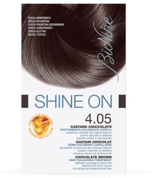 BIONIKE SHINE ON TRATTAMENTO COLORANTE CAPELLI CASTANO CIOCCOLATO 4.05 - farmasconti.eu