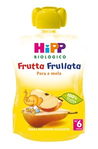 HIPP BIO FRUTTA FRULLATA PERA MELA 90 G - farmasconti.eu