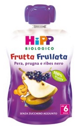 HIPP BIO FRUTTA FRULLATA PERA PRUGNA RIBES 90 G - farmasconti.eu