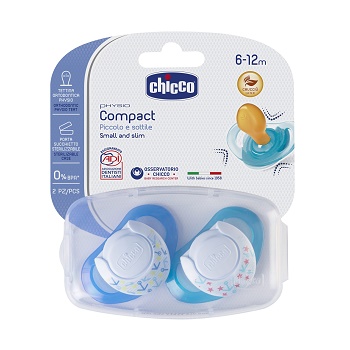 CHICCO SUCCHIETTO COMPACT BOY S6-16 MESI 2 PEZZI - farmasconti.eu