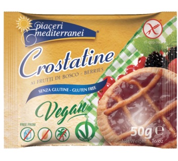 PIACERI MEDITERRANEI CROSTATINE FRUTTI DI BOSCO 50 G - farmasconti.eu