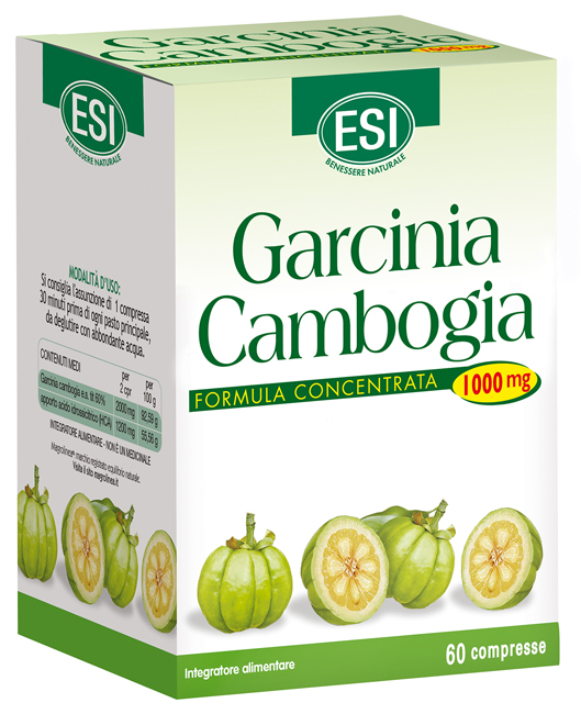 ESI GARCINIA CAMBOGIA 1000 MG 60 COMPRESSE - farmasconti.eu