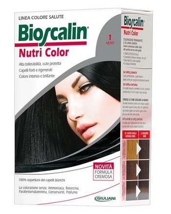 BIOSCALIN NUTRI COLOR 1 NERO SINCROB 124 ML - farmasconti.eu