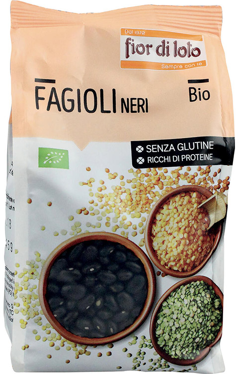 FAGIOLI NERI SENZA GLUTINE BIO 400 G - farmasconti.eu