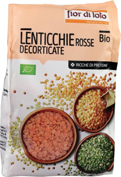 LENTICCHIE PICCOLE ROSSE DECORTICATE BIO 400 G - farmasconti.eu