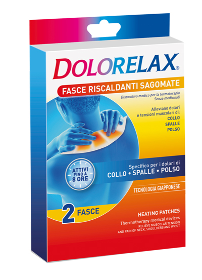 DOLORELAX FASCIA RISCALDANTE SAGOMATA 2 PEZZI - farmasconti.eu
