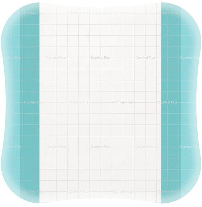 MEDICAZIONE SPECIALE ATTIVA TRASPARENTE CON IDROCOLLOIDE COMFEEL PLUS 20X20 CM 5 PEZZI - farmasconti.eu