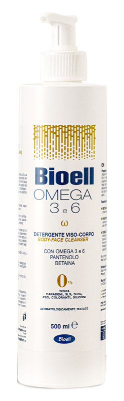 BIOELL OMEGA 3-6 DETERGENTE VISO / CORPO AGLI OMEGA 3 E 6 - farmasconti.eu