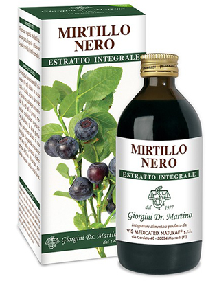 MIRTILLO NERO ESTRATTO INTEGRALE 200 ML - farmasconti.eu