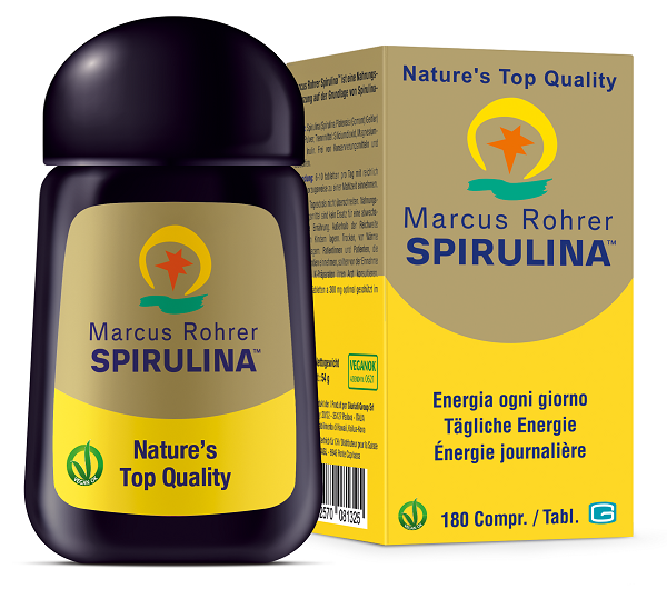 SPIRULINA MARCUS ROHRER 180 COMPRESSE - farmasconti.eu