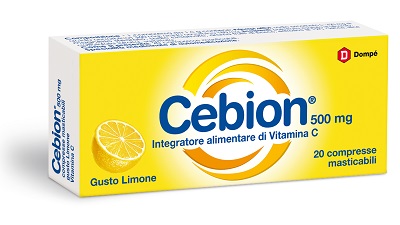 CEBION MASTICABILE LIMONE VITAMINA C 500 MG 20 COMPRESSE - farmasconti.eu