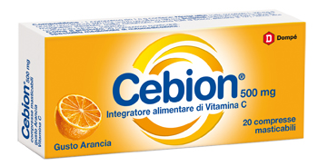 CEBION MASTICABILE ARANCIA VITAMINA C 500 MG 20 COMPRESSE - farmasconti.eu