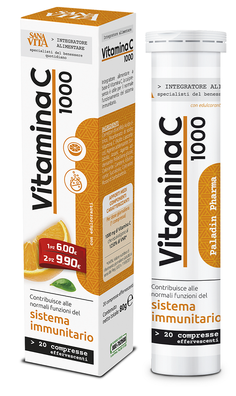 SANAVITA VITAMINA C 20 COMPRESSE EFFERVESCENTI - farmasconti.eu