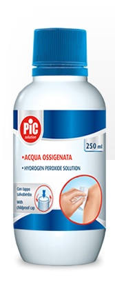 PIC SOLUTION ACQUA OSSIGENATA 10 VOLUMI PEROSSIDO DI IDROGENO 3% 250 ML - farmasconti.eu