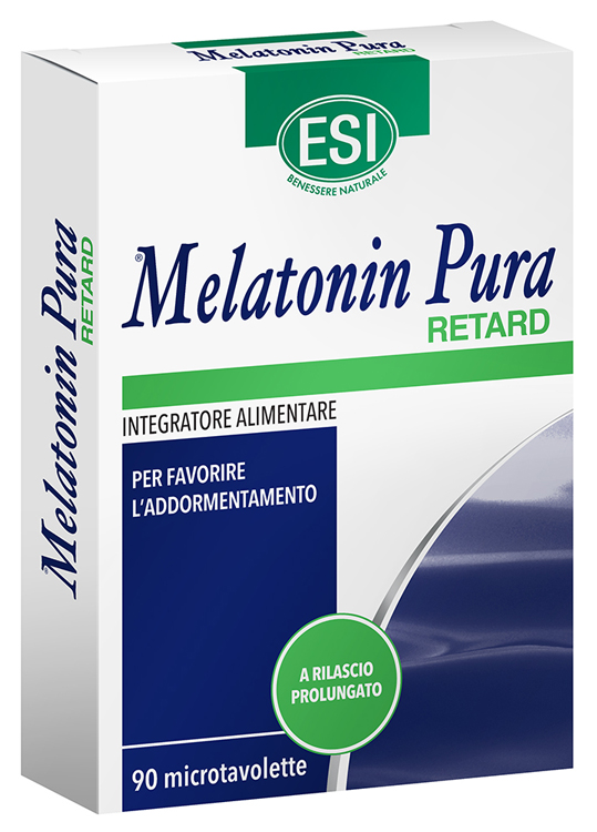 ESI MELATONIN PURA RETARD 90 MICROTAVOLETTE - farmasconti.eu