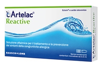 ARTELAC REACTIVE SOLUZIONE OFTALMICA MONODOSE 10 UNITA' DA 0,5 ML - farmasconti.eu