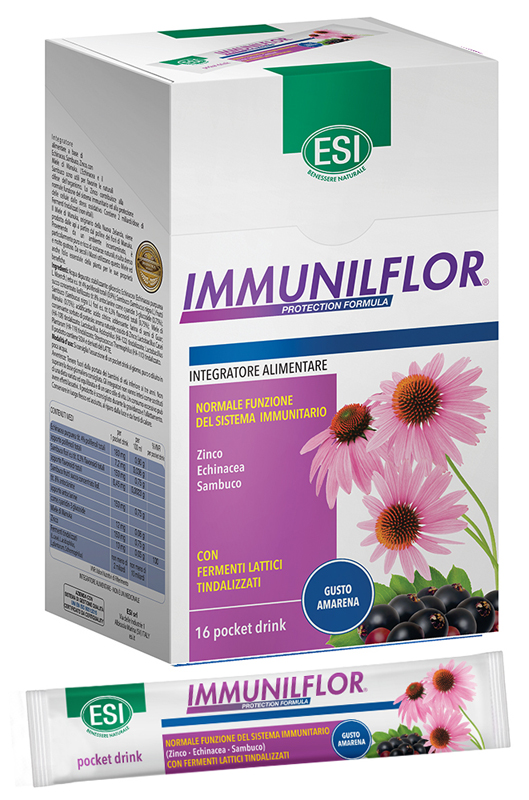 ESI IMMUNILFLOR POCKET DRINK 16 POCKET DRINK - farmasconti.eu