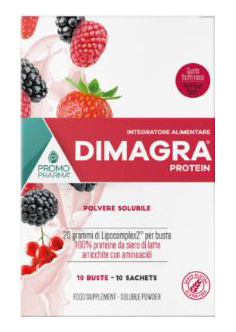 DIMAGRA PROTEIN RED FRUIT 10 BUSTE - farmasconti.eu