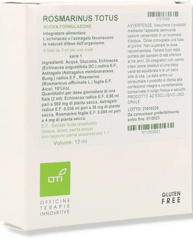 ROSMARINUS TOTUS NUOVA FORMULAZIONE 1SERIE 6FIALE GLUCOSATE 2ML - farmasconti.eu