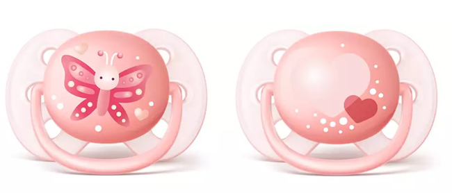 SUCCHIETTO ULTRA SOFT 0/6M DECORATO FEMMINA SCF 223/20 - farmasconti.eu