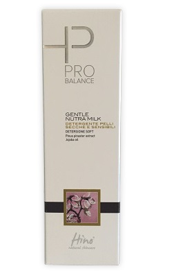 HINO NATURAL SKINCARE PRO BALANCE GENTLE NUTRA MILK DETERGENTE PELLI SECCHE E SENSIBILI 200 ML - farmasconti.eu