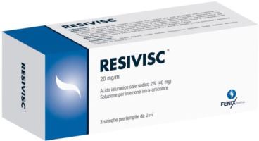 SIRINGA INTRA-ARTICOLARE RESIVISC ACIDO IALURONICO 40 MG 2 ML 3 PEZZI - farmasconti.eu