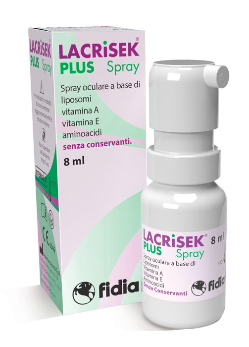 LACRISEK PLUS SPRAY SENZA CONSERVANTI SOLUZIONE OFTALMICA 8 ML - farmasconti.eu