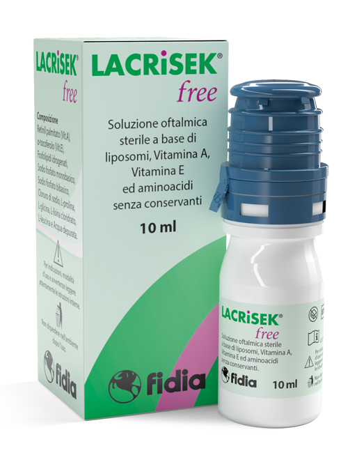 LACRISEK FREE SOLUZIONE OFTALMICA SENZA CONSERVANTI 10 ML - farmasconti.eu