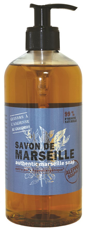 SAPONE DI MARSIGLIA LIQUIDO SAVON DE MARSEILLE LIQUIDE ALEPPO SOAP 500 ML - farmasconti.eu