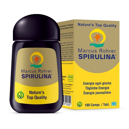 SPIRULINA MARCUS ROHRER RICARICA 180 COMPRESSE - farmasconti.eu