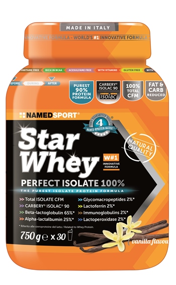 STAR WHEY ISOLATE VANILLA 750 G - farmasconti.eu