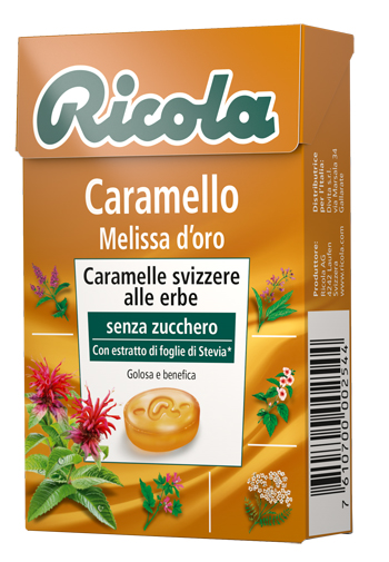 RICOLA HERB-CARAMEL 50 G - farmasconti.eu